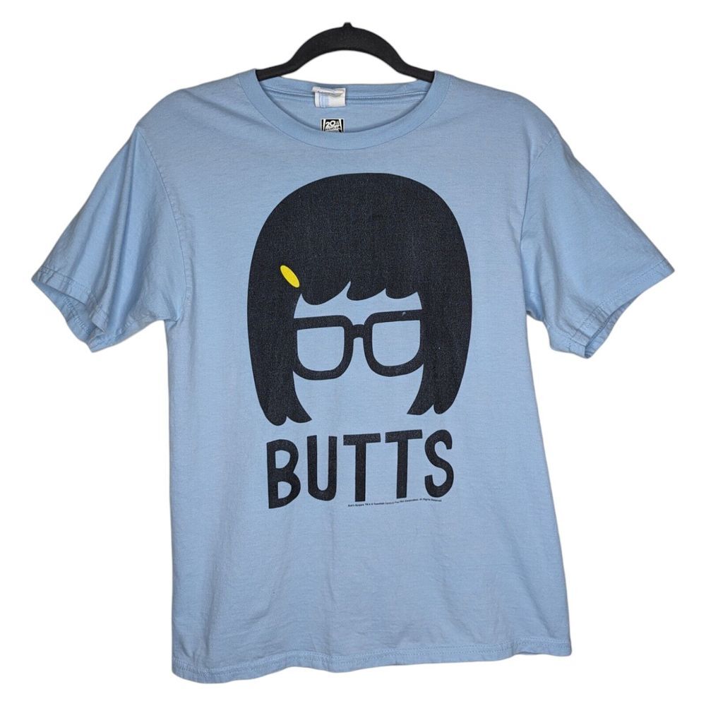 Tina Belcher‎ Bob's Burgers Butts T Shirt Blue Size Small 20th Century Studios
